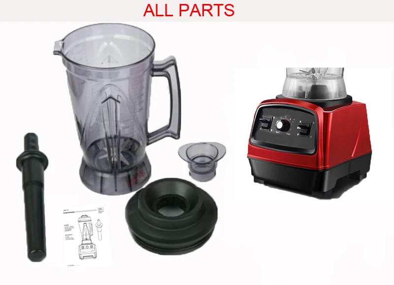 2800W 4.0L 3HP BPA FREE коммерческие профессиональные смузи мощный блендер миксер