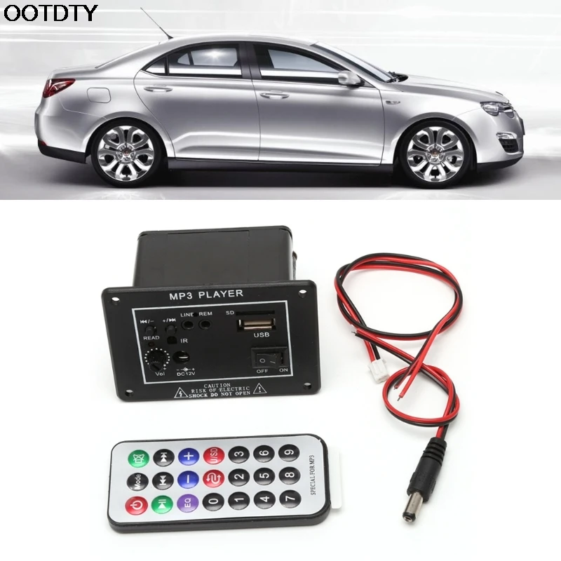 OOTDTY 20W High Power DC 12V Bluetooth Car font b Subwoofer b font Hi Fi font
