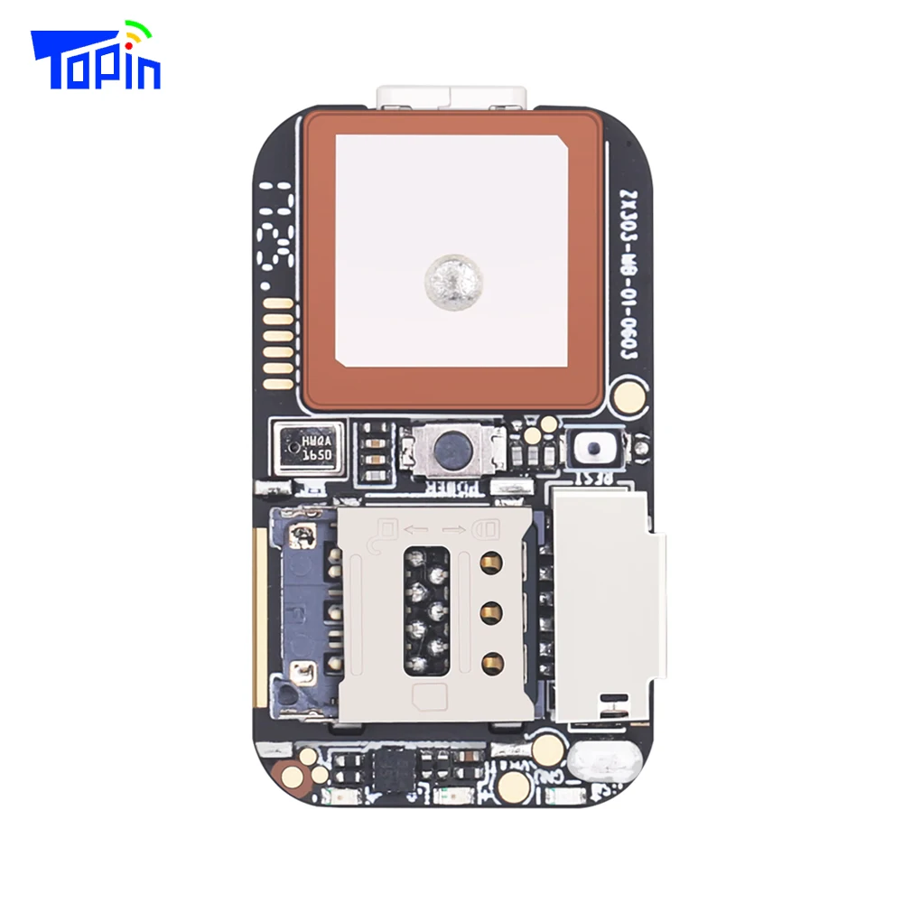 GPS трекер Topin ZX303 PCB модуль GSM Wi Fi LBS локатор диктофон отслеживание через веб