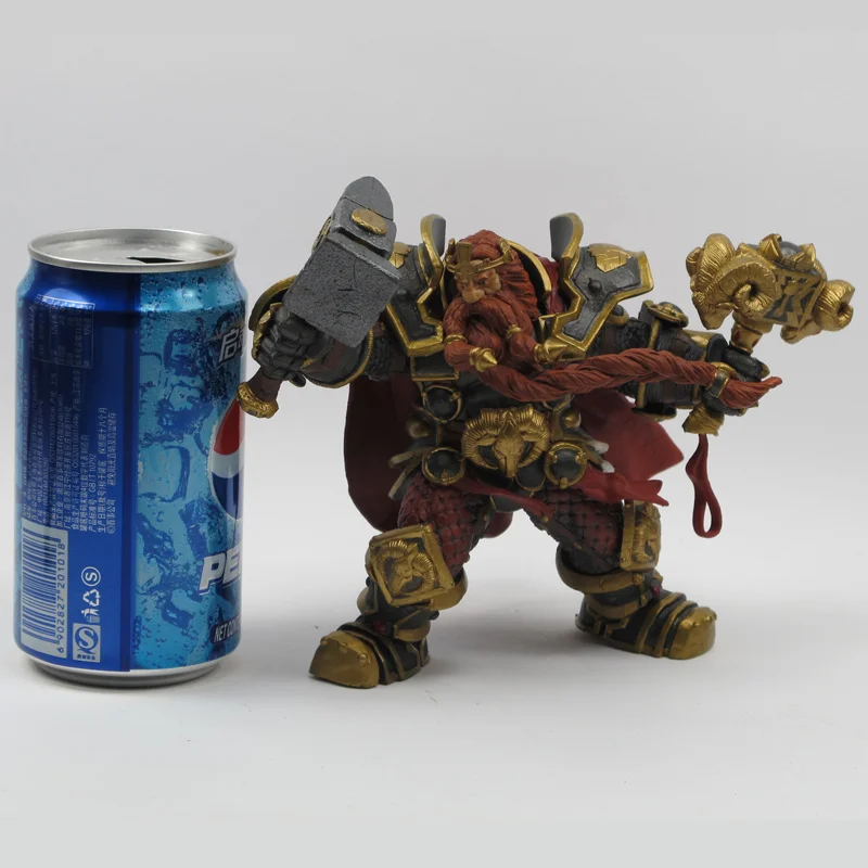 Wow DC экшн фигурка неограниченная Серия 6 дюймов Magni Bronzebeard [Dwarven King] WOW ПВХ модель