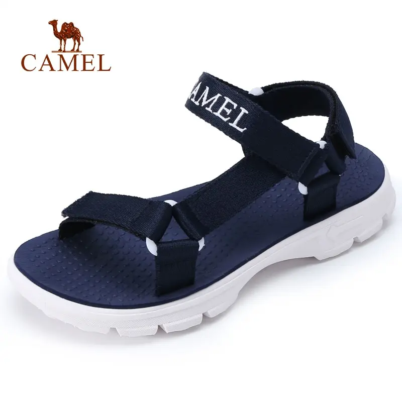 

CAMEL Men Women Outdoor Sandals Summer Beach Lightweight Casual Non-slip Flat Soft Trekking Shoes Fishing Sandals