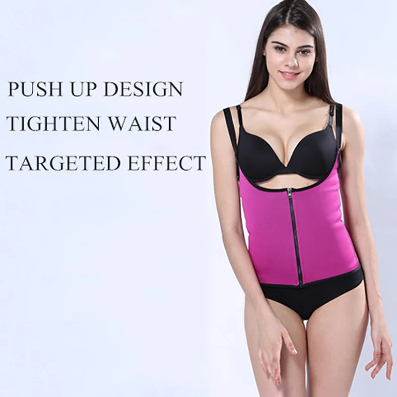 019 new Women Vest Waist Trainer Women's Body Slimming Trimmer Corset Workout Thermo Push Up Trainer