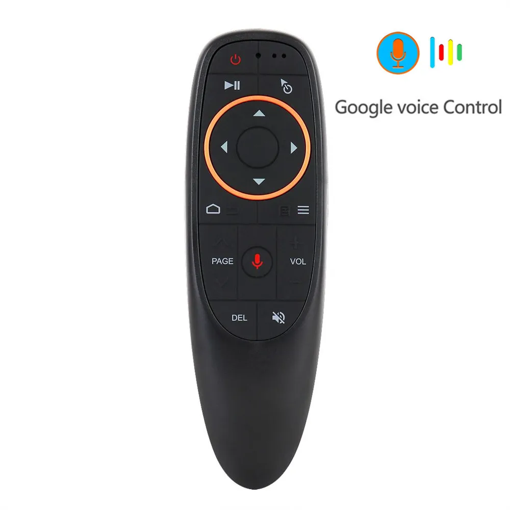 

G10 Voice Air Mouse 2.4GHz Wireless Google Microphone Remote Control IR Learning 6-axis Gyroscope for Android TV Box PC