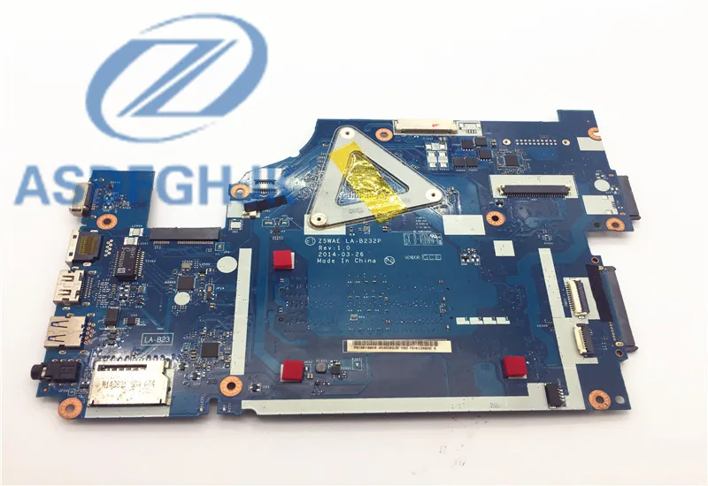 Материнская плата для ноутбука LA B232P Acer aspire Nautilus E5 521Motherboard NBMLF11001 NB.MLF11.001 DDR3 100%
