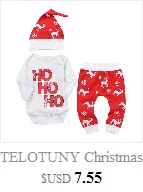 TELOTUNY/рождественские пижамы для всей семьи; Одинаковая одежда для всей семьи; комплект одежды для папы, мамы, дочки и мальчиков; пижамы; Z1023
