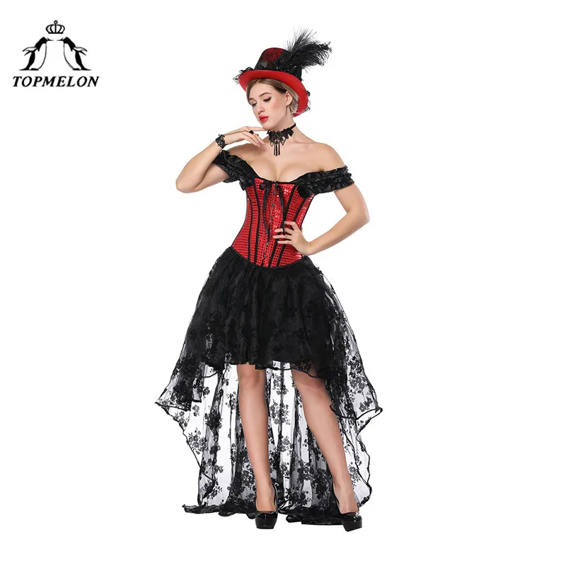 corset skirt long