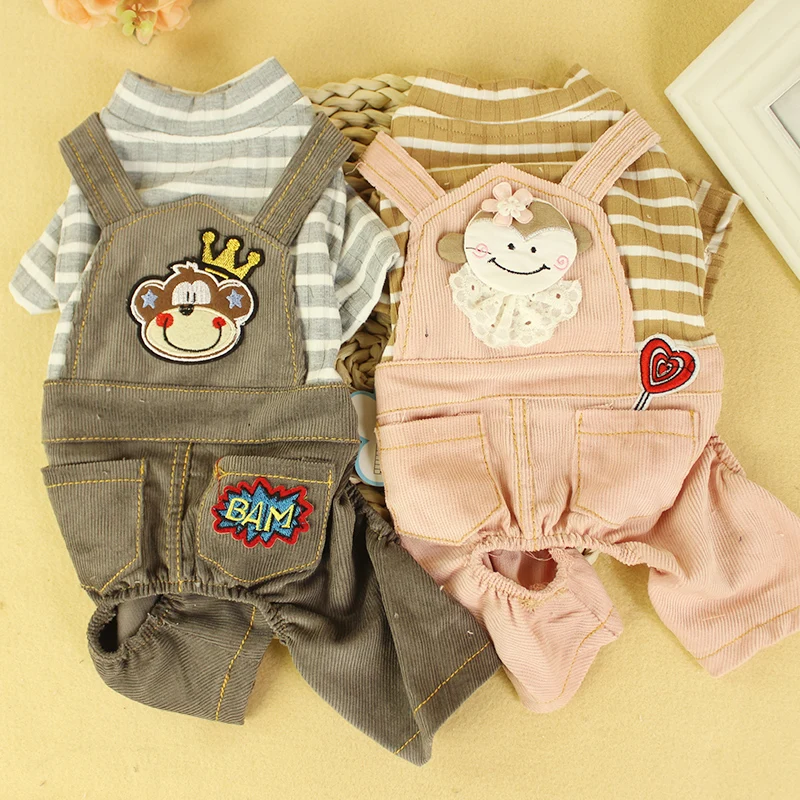 Pet Dog Clothes Chihuahua Clothing for Small Dogs Summer Dog Jumpsuit Cartoon Fleece Pets Products Yorkies Pet Clothes py0303 (6)