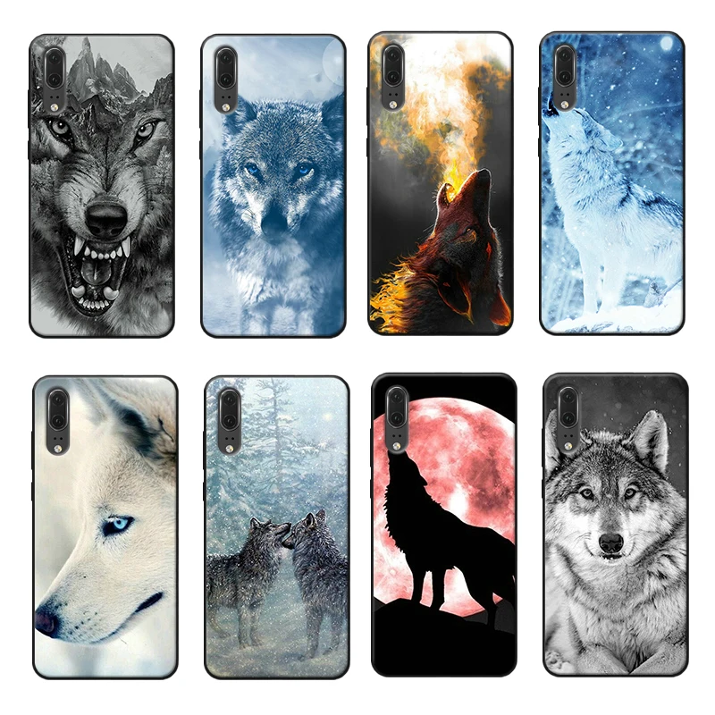 Чехол для телефона Snow Wolf роскошный мягкий Huawei P10 Plus 20 pro P20 mate Lite экологически