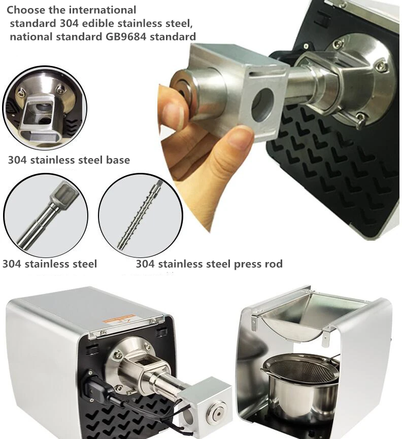 Машина для отжима масла, масло семян подсолнечника экстрактор, машина для холодного и горячего экстракции, автоматическая интеллектуальная машина для домашнего пресса