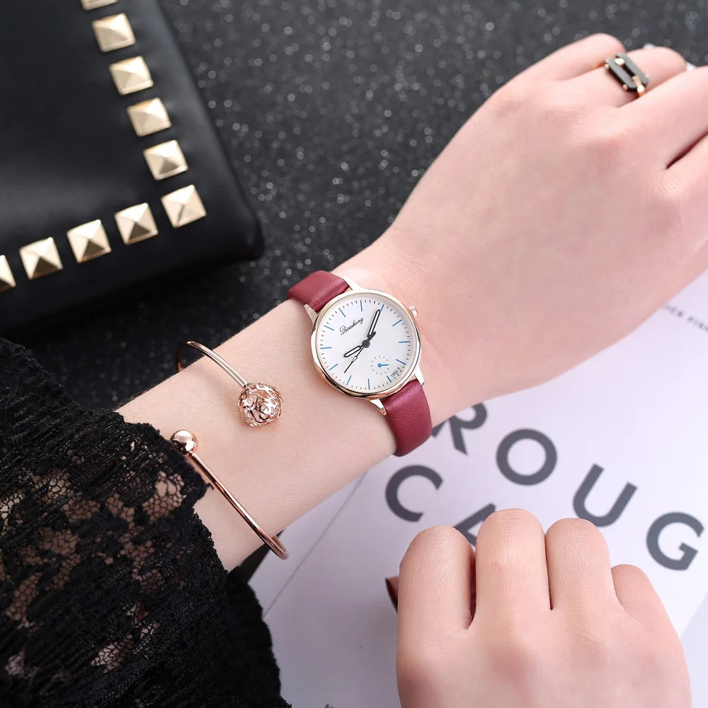 

Women Watches Quartz Steel Leather Quartz Wristwatches Fashion Analog Business Vogue Watch