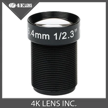 4K LENS 5.4MM Lens 1/2.3 Inch 10MP IR 60D HFOV NON Distortion for Gopro Xiaomi Yi SJCAM Camera DJI Phantom Drones Hot