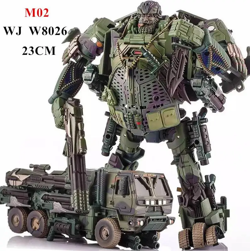 Wei jiang большой TF трансформация фильм игрушки мальчик робот автомобиль камуфляж грузовик Военная Модель Аниме фигурки Детские игрушки MPP10 M02 - Цвет: WJ W8026