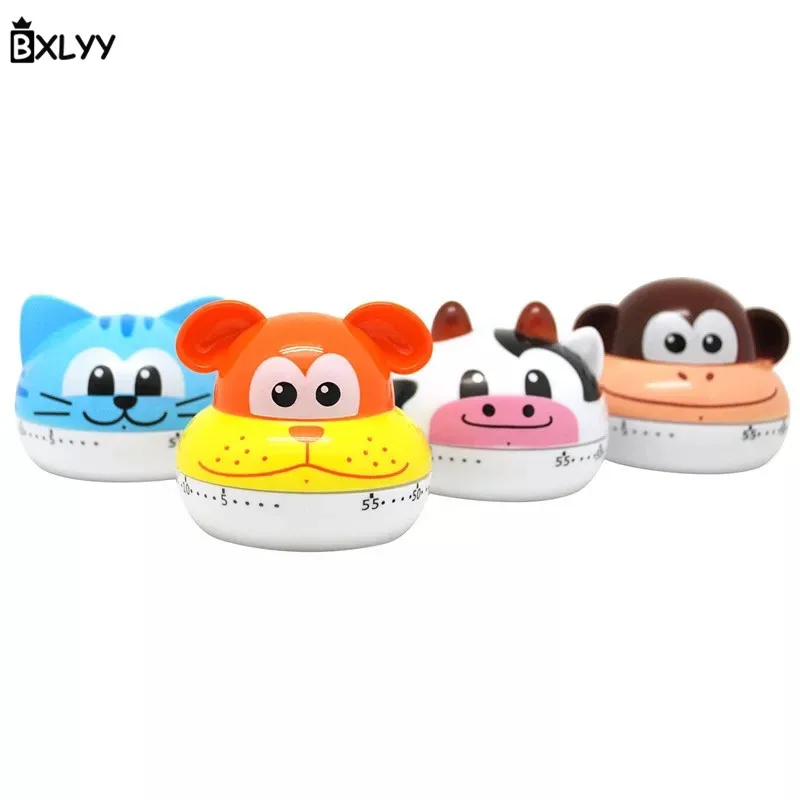 

BXLYY Cartoon Animal Mechanical Timer 60 Minute Cooking Kitchen Tool birthday party decorations kids Christmas 2019 new Year.7z