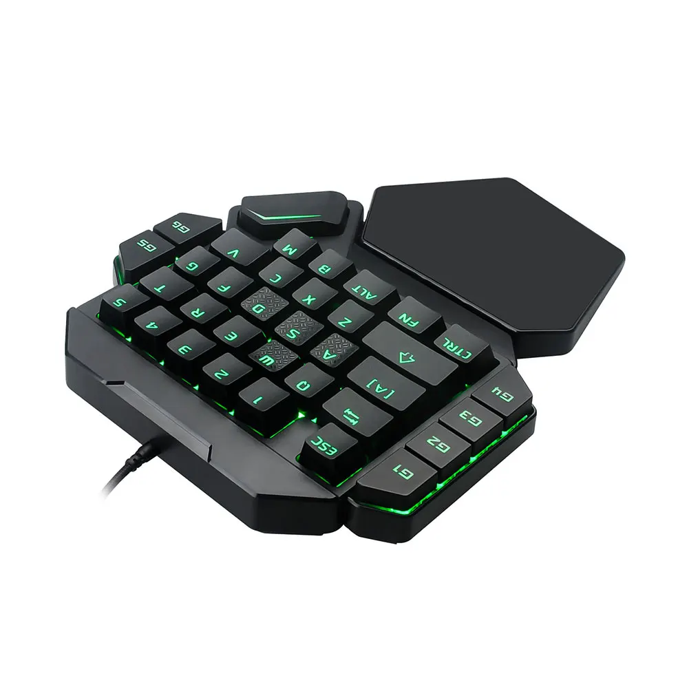 K50 Проводная эргономичная игровая мини клавиатура с подсветкой RGB 35 клавишами
