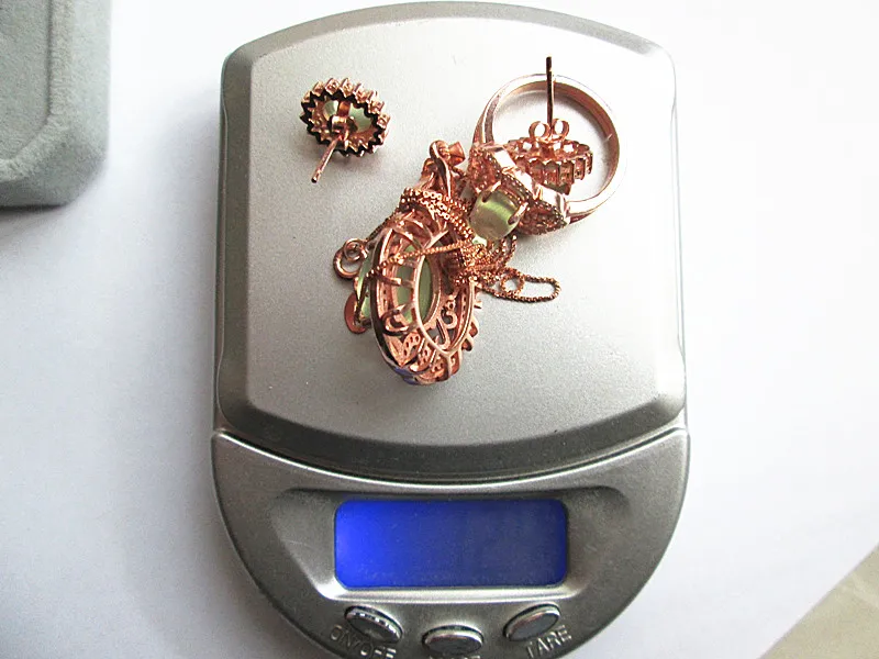 Натуральный виноград серьги-гвоздики кольцо ожерелье набор ювелирных изделий 925 пробы серебряной инкрустацией