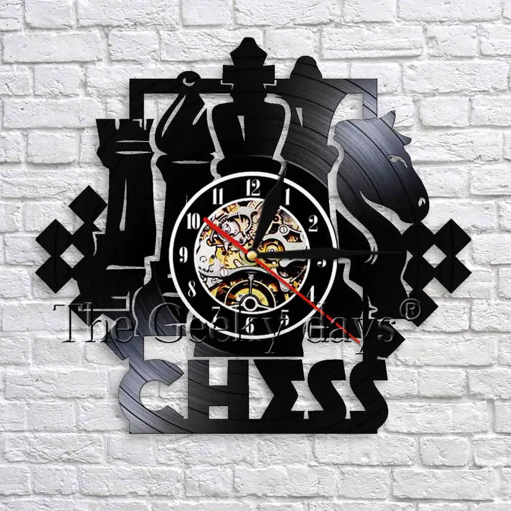 Dragon Vinyl Record Wall Clock Decor Handmade Unique Original Gift