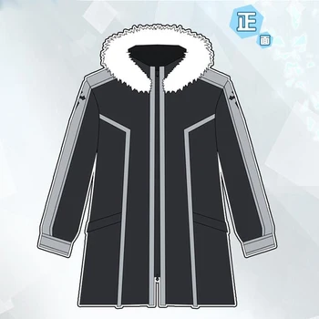

Winter Anime Sword art online hoodies men/women Cotton High Quality Hoodies Fashion Casual Fur Collar Sweatshirts S-6XL