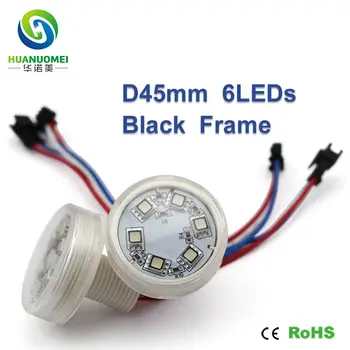 

full color programmable 45mm 6LEDs led pixel lights UCS1903 5050 smd rgb module magic christmas light lamp addressable bulb sign