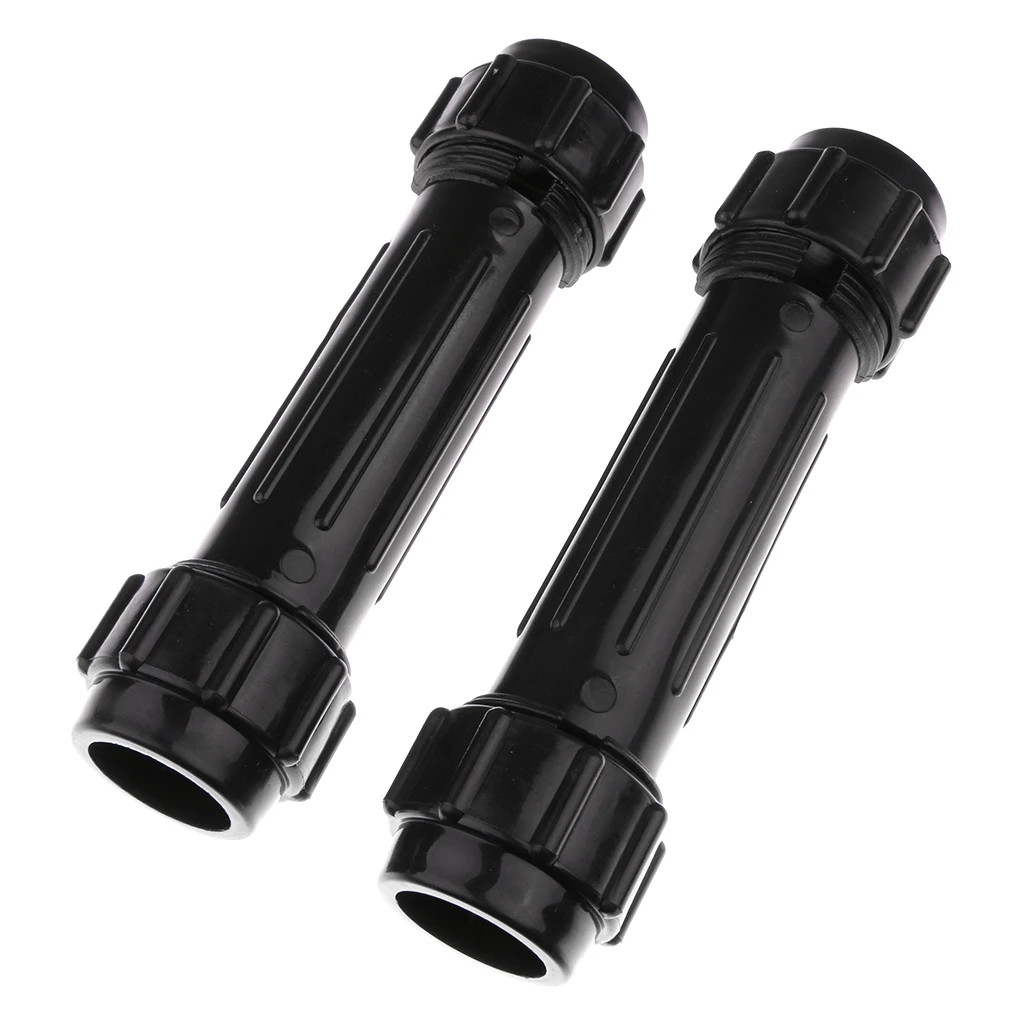 2pcs PVC Connectors Screw Joint Part Replacement 14cm for Inflatable Boat Fishing Boat Kayak Canoe Paddles Screwed Joints 