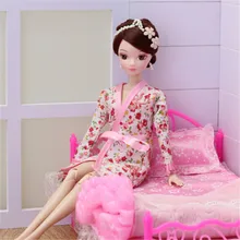 1 комплект одежды для Барби, кукольный халат, шорты для Кена, BJD, аксессуары для куклы, детский подарок, кружевная сексуальная пижама для спальни, халат, ночной купальный Халат