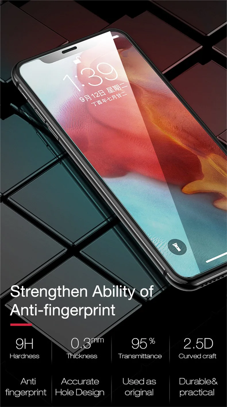 CAFELE Защита экрана для iPhone 11 Pro Max X XR Xs Max 8 7 6 6s Plus HD прозрачное закаленное стекло для iPhone 5 5S SE ультратонкий