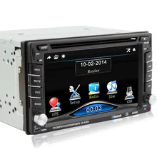 GPS universal car radio 2 din Car DVD player GPS navigation computer speakers free maps of TF card 2DIN CD Free shipping