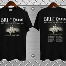 Billie Eilish World Tour, футболка со специальным гостем, DENZEL CURRY, размеры S-3XL, хлопковая футболка, модная