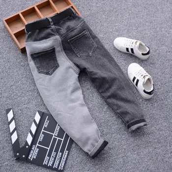 Kids  Trousers Pant Fashion boys Jeans Children Boys Hole Jeans Kids Fashion Denim Pants Baby Jean Infant Clothing 2