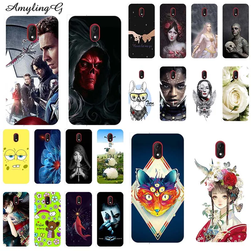 Case For Lenny5 Original Cartoon Print Phone Case For Wiko Lenny 5 Case Soft Matte TPU Silicone Back Cover For Wiko Lenny 5 5.7"