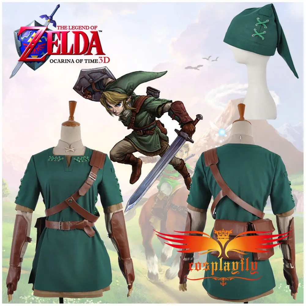 

(W0510 In Stock Male S-M-L) The Legend of Zelda Link Cosplay Costume without Pants