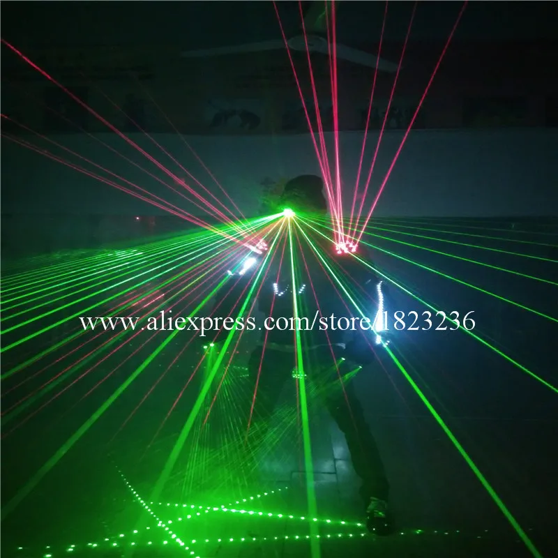 Hot Sale Laser Man Costume Led Luminous Laser Show Robot Suit Party Stage Performance Laserman Ballroom Clothes10