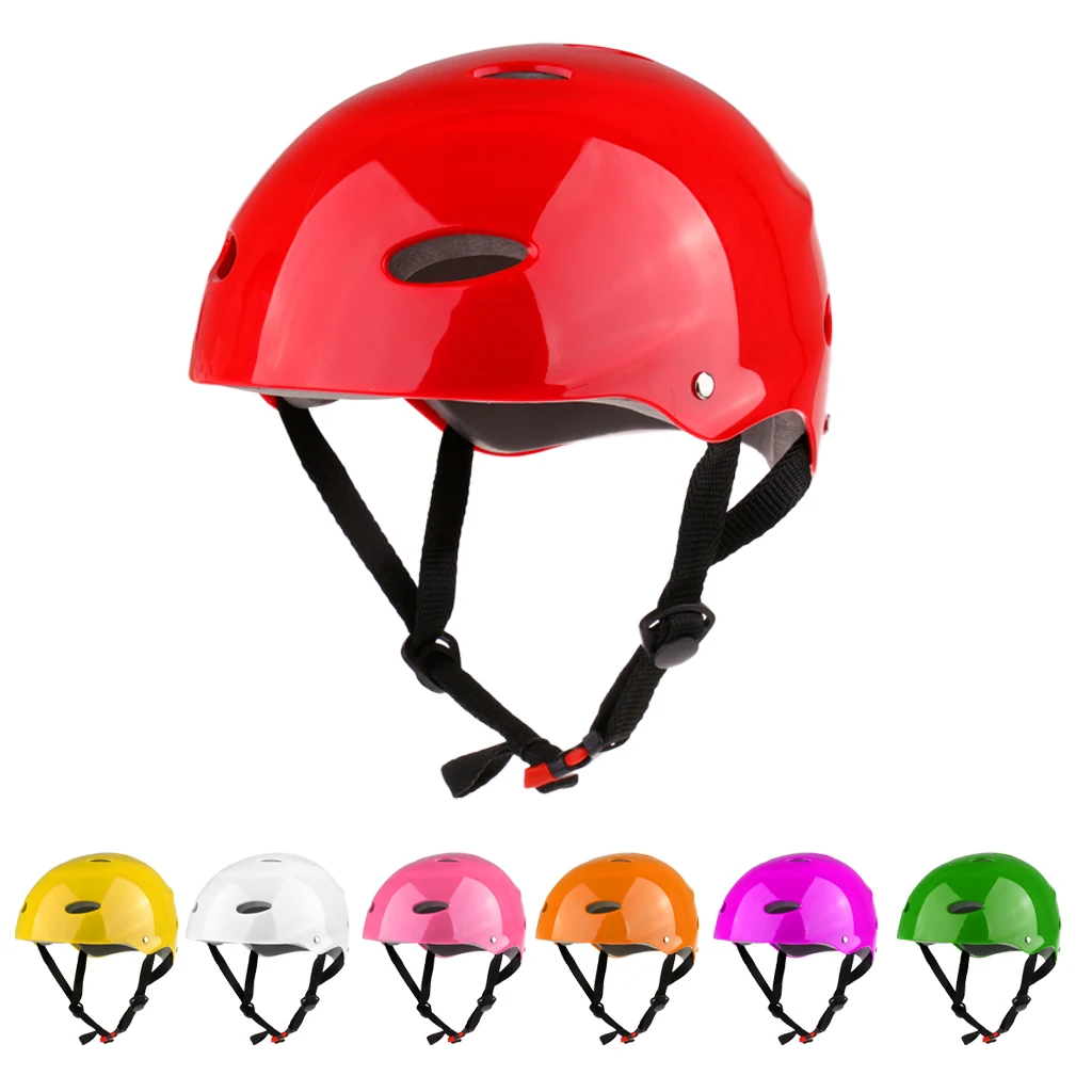 Шлем безопасности для водных видов спорта-Сверхлегкий Регулируемый CE сертифицированный для наружного скалолазания на лодке, дрифтинга, рафтинга, парусного спорта S/M/L