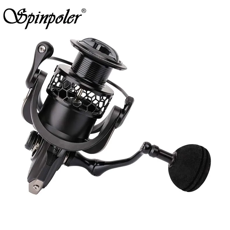 

Cheap Spinning Reel 2000 3000 4000 5000 Series EVA Handle Metal Hollow Spool 9 Bearing 5.2:1 Gear Ratio Carretes De Pescar Wheel