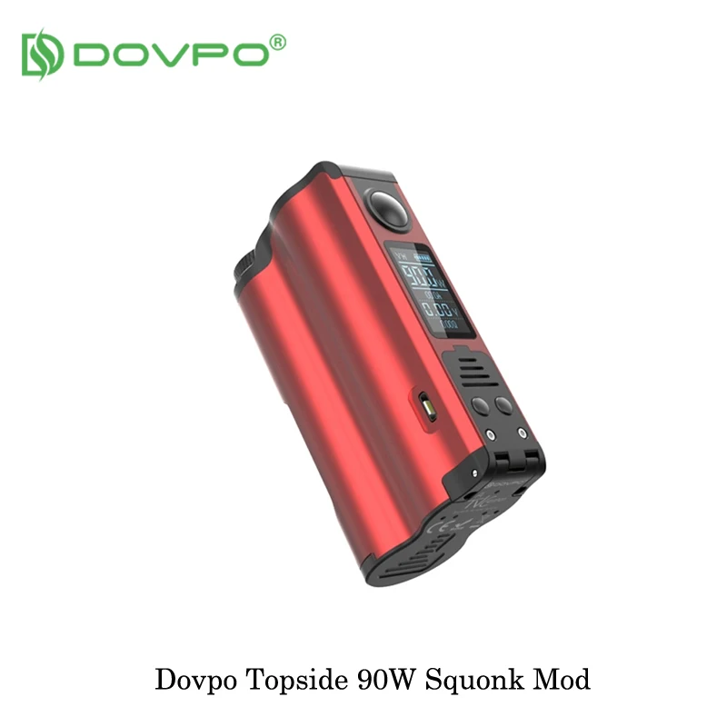 Электронная сигарета DOVPO Topside 90 вт с верхним заполнением TC Squonk 10 мл 27 мм питанием