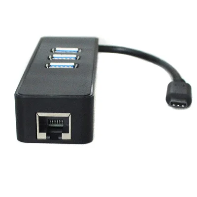 USB 3,1 Тип-c концентратор 3 Порты и разъёмы с RJ45 сетевой адаптер Тип C до USB 3,0 OTG с поддержкой Ethernet Сетевая карта для Macbook Air