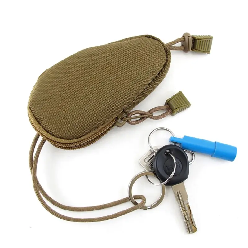 

Outdoor Mini Bag Running Bag Money Car Key Wallet Sundries Pouch Military Purse Pocket Chains Case Holder Camouflage Design H6
