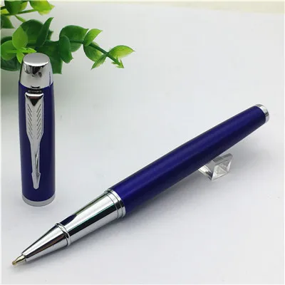 Jinhao 599 деловая металлическая синяя шариковая ручка Серебряная шариковая ручка с зажимом офисные школьные принадлежности - Цвет: Blue