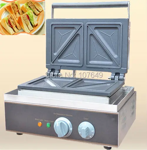Hot Sale 110v 220V Electric Commercial Use Sandwich Grill Maker Wholesale Home Appliances