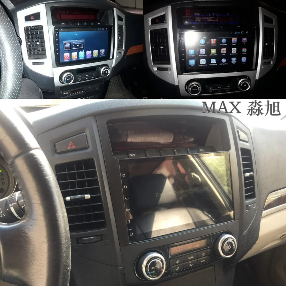 Cheap MAX Android 8.1.0 Car DVD For Mitsubishi PAJERO V97 2006 2007 2008 2009 2010 2011 2012 2013 2014 2015 Radio RDS GPS Free Map SWC 0