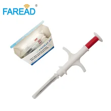 X1 Заказная коробка(20 шт) 2,12x12 мм предзагрузочный транспондер RFID имплантат животных собака кошка ID микрочип в шприце ICAR сертификат