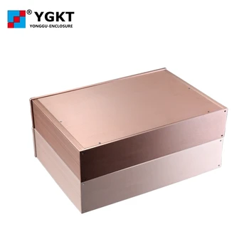 

438*88-230mm(WxH-D) aluminium extrusion junction box aluminum extrusion enclosure/class a aluminum amplifier enclosure chassis