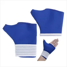 1 пара, эластичный бандаж для рук, для поддержки ладони, рукав, спортивный бандаж, для спортзала, профессиональные тренировочные перчатки