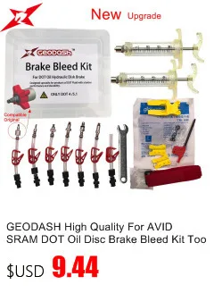 GEODASH DOT Oil Bleed Kit для SRAM Guide Ultimate \ RSC \ RS \ R \ TLM, Code R \ RSC, Level Ultimate \ TLM, Red eTap#999