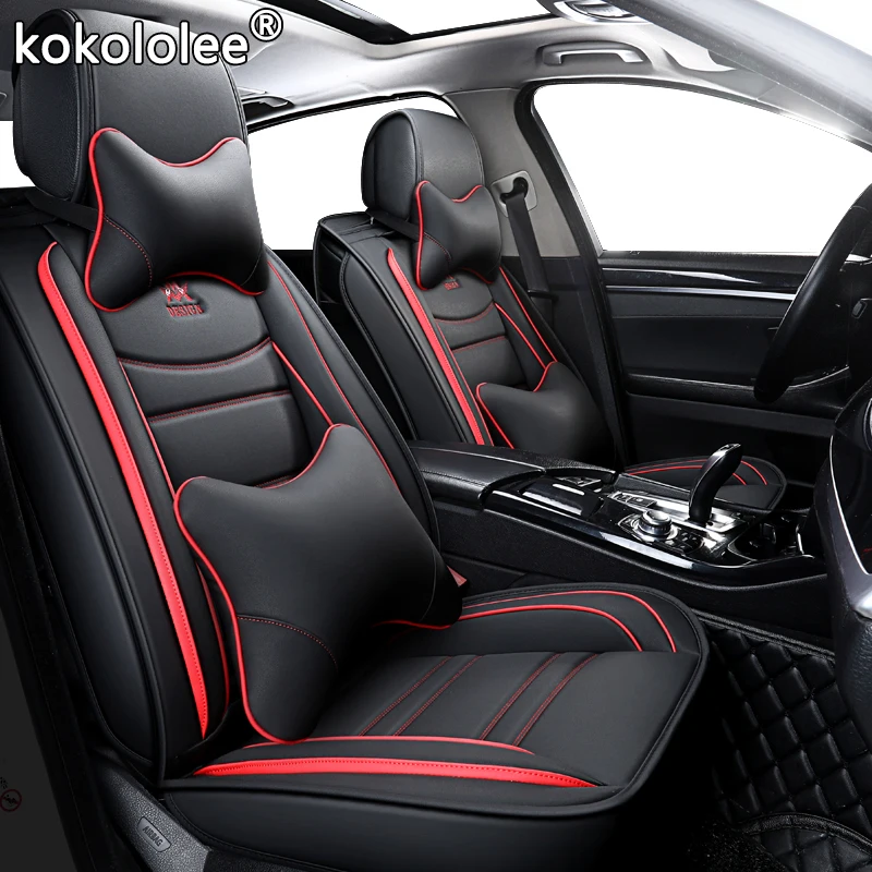 Кожаный чехол для автомобильного сиденья kokololee ford mondeo mk3 volvo s40 s60 peugeot 307 sw 201 207 mazda 6