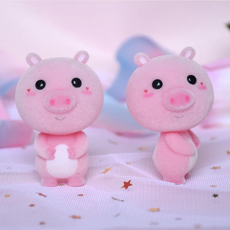 Кукла поросенок каваи из ПВХ Детская мини игрушка с животными подарок на