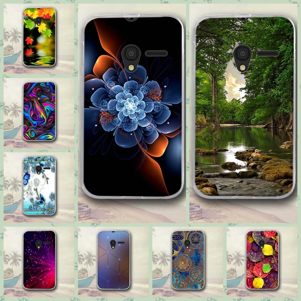 Phone Case For Alcatel One Touch Pixi 3 (4.0 inch) Cover Nature Scenery Shell TPU | Мобильные телефоны и аксессуары