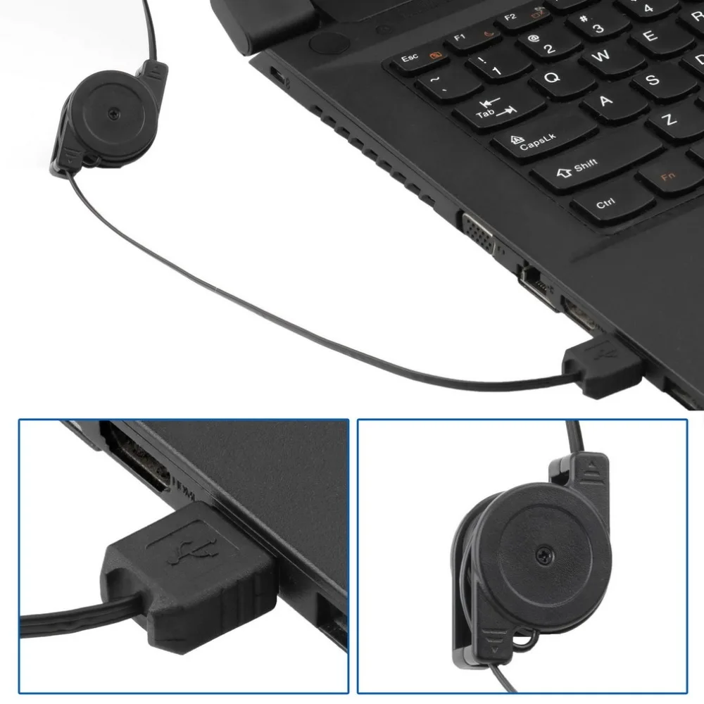 Высокое разрешение Мини USB2.0 5 м с выдвижным объективом и креплением-зажимом веб-Камера для портативного компьютера 5 мегапикселей Выдвижной кабель USB веб-камера