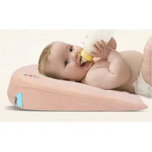 Buy Baby Slow Rebound Pillows Colored Cotton Nursing Slope Pillow U-Shape Pad for Newborns Prevent Baby from Vomiting Milk Cushion Free Shipping