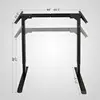 Electric Height Adjustable Standing Desk Frame Dual Motor and Memory Control ► Photo 3/5