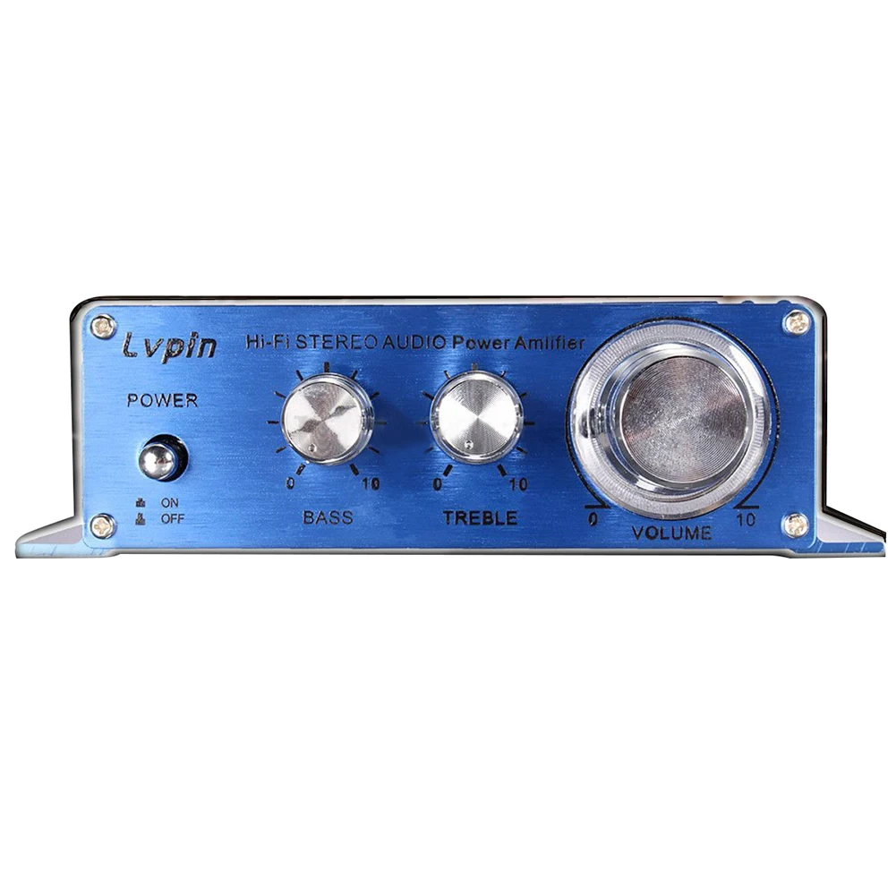 LVPIN мини Hi-Fi 180 Вт усилитель аудио 12V Авто Мото 2CH радио MP3 USB усилитель